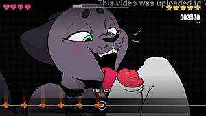 Beat Banger EP1 Cathy Kitty Furry Deepthroat Huge Cock