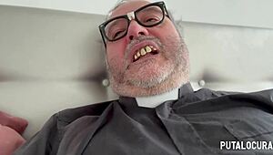 Putalocura Busty Latina Lia Ponce Punished Fucked Hard by Padre Damian