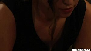 mistress brands slave girl's pussy with hot lezdom mark 😈🔥