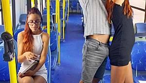 feel this ass grinding on bus?