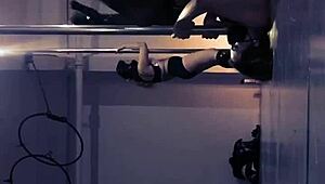 POV Sexy Argentine Doctora Dances on Pole for Patient