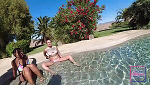 underwater pool pussy lick fest nina rivera sully savage ebony heat