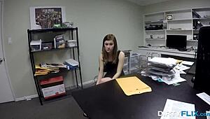 skinny redhead alaina dawson gets fucked hard pov then swallows