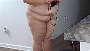 hey check this big booty bbw granny maid rip her minidress for dripping wet pussy upskirt closeup 😘🔥