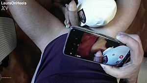 Milf perfect body pantyhose heels fantastic pov blowjob deepthroat gagging moaning cum swallow mouthful