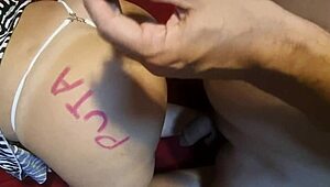 Kinky huge ass wife Karina screams in orgasm during hard doggystyle with Lucas