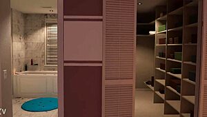 house party turns into wild bedroom doggystyle game 😈🔥