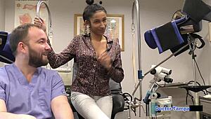 Dr Tampa Smuggles Miss Mars in Latex Gloves and Handcuffs