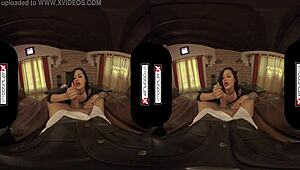 hot sorcerer katrina jade rides cock pov in vr cosplay parody fuck