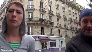 gabriela quetzal screams as big cock fucks her french ass doggy and missionary