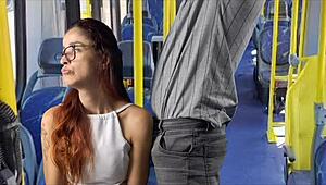 feel this ass grinding on bus?