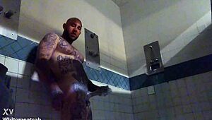 Prison Solo Wet Masturbation Big Cock Cumshot Tattoos