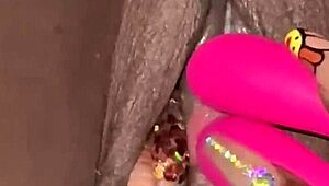 Asian Man Fills Ebony Pussy with Deep Creampie After Intense Licking Session