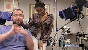 Dr Tampa Smuggles Miss Mars in Latex Gloves and Handcuffs