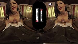 hot sorcerer katrina jade rides cock pov in vr cosplay parody fuck