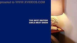 british student nurse in uniform teases you to wank cock and cum on her panties