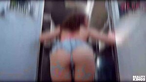 Penny Barber, can't resist touching Kylie Rocket's pussy during her game?!