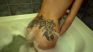 POV Tight Blonde Teen Wet Pussy Fuck While No One Watches