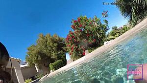 underwater pool pussy lick fest nina rivera sully savage ebony heat