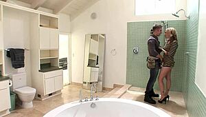 Adrianna Nicole Takes Double Penetration Anal Assfucking Deepthroat Facial Cumshot In Bathroom Bent Over Doggystyle