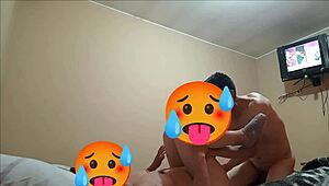 hey my husband's friend paid to fill my big latina ass with cum i filmed it hidden