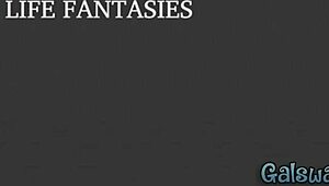 mackenzie moss and kira noir finger casey calvert's pussy while she makes them lick and trib