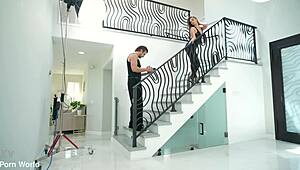 BUBBLE BUTT MODEL UMA JOLIE'S SHAVED PUSSY STRETCHED DOGGYSTYLE BY HUNG PHOTOGRAPHER!