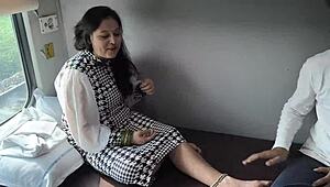 Step-mom pounded doggystyle on train by horny son-in-law!