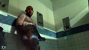 Prison Solo Wet Masturbation Big Cock Cumshot Tattoos