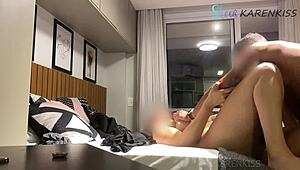 corno brings young stud to fuck karenkiss raw creampie finish inside