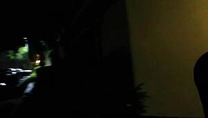 Blonde Natasha sucks dick deep on dating site bathroom hookup