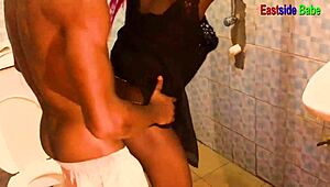 Dude, that hotel cleaning lady milf with fat tits got hardcore fucked bent over doggystyle by customers' monster black cock deepthroat creampie