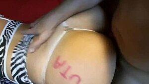 Kinky huge ass wife Karina screams in orgasm during hard doggystyle with Lucas