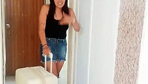 Homemade lesbians rub wet pussies—how juicy can it get?