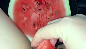 arab teen snowwhite stuffs watermelon in tight pussy for extreme squirting kinky orgasms los angeles
