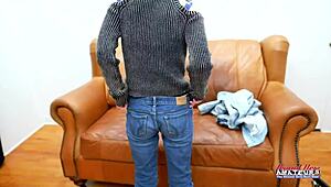 Exotic coed raven fingers shaved pussy 😩 then slurps cock hard