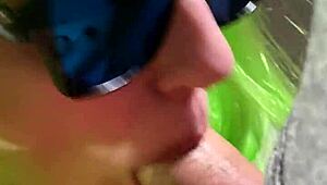 he felt the spark and covered her in cum