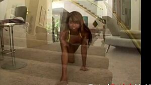 oh man this juicy ebony takes my white cock deep in her ass then swallows cum