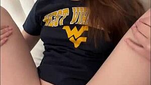 Ava Marina's Tight Dorm Fuck: 18-Year-Old Coed Rides Cock Cowgirl, Doggystyle and Missionary