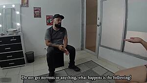 Gigolo Friend Pounds My Wife's Pussy While I Film The Action