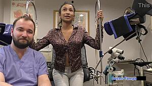 Dr Tampa Smuggles Miss Mars in Latex Gloves and Handcuffs