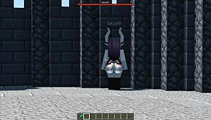 Ride Cowgirl Style in JennyMod FapMod Minecraft Game World