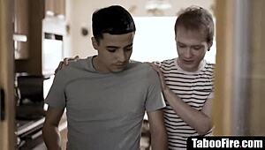 how do vile step-sons fix depressed stepmom with rough mature double anal penetration?