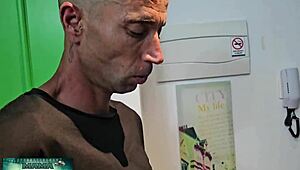 Brother-in-law arrives early to feast on busty Brazilian sister-in-law's big pussy dinner