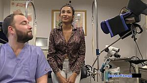 Dr Tampa Smuggles Miss Mars in Latex Gloves and Handcuffs