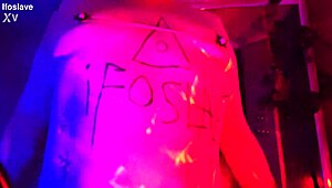 ifoslave's first bdsm slave debut fully exposed on cam pierced nipples teasing submission