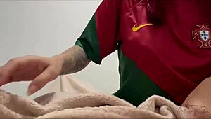 Stepson cures ache with milf's wet pussy tea then creampies inside