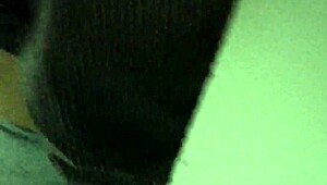 Spycam catches vietnamese guy stroking huge cock in toilet trailer