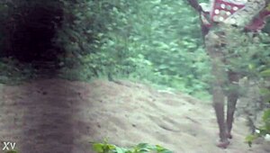 Desi lady releases emotional piss stream with relief