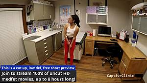 strangers jasmine rose nurse in latex gloves deepthroats patient cock in hospital pov